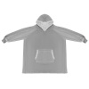 Televízna deková mikina s kapucňou, Hoodie, sivá 95 x 80 cm