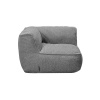 Blomus Vonkajšia rohová sedačka Blomus GROW 95x95cm stone bouclé