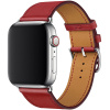 Kožený remienok pre Apple Watch (42/44/45mm) Red