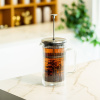 VIALLI DESIGN Tulip 1 l - french press / ryhovaný piestový kávovar na prípravu kávy a čaju