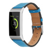 BStrap Leather Italy Small remienok na Fitbit Charge 3 / 4, blue SFI006C05