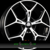 MAK EPICA 7x17 5x112 ET45.00 black mirror face