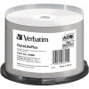 VERBATIM CD-R(50 ks) spindl, AZO 52X,700MB,biely, bez loga, možnosť potlače