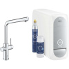 GROHE Blue Home páková drezová batéria Duo s chladiacim zariadením a filtráciou, výška výtoku 334 mm, chróm, 31454001