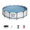 Bazén Bestway Steel Pro MAX, 56950, filtr, pumpa, žebřík, prostěradlo, 4,27x1,07 m 8050162