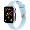 AppleKing tenký silikónový remienok pre Apple Watch 45 mm / 44 mm / 42 mm - svetlomodrý - možnosť vrátiť tovar ZADARMO do 30tich dní