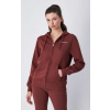 Mikina CHAMPION hnedá Full Zip Hooded Sweatshirt 117531 MS524 HCH