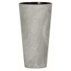 Prosperplast Kvetináč s vkladom TUBUS SLIM BETON EFFECT sivý 30cm