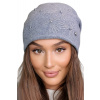 Kamea Šedá dámska elegantná zimná čiapka Kamea Huma, Veľkosť uni, Farba šedá