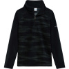 Columbia GLACIAL II FLEEC PRINT HALF ZIP čierna,tmavo zelená,sivá Dievčenská mikina S