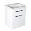 Sapho ELLA umývadlová skrinka 46,5x65x38,5cm, 2x zásuvka,biela (70052) SPH EL052-3030