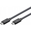 Kábel USB-C USB4 v2.0 80 Gb/s 240 W 16K Goobay 1.2 m