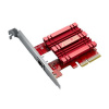 Asus XG-C100C Síťový adap. 10GBase-T PCIe se zpět kompat. 5/2,5/1G a 100Mb/s; RJ45 a integr.QoS 90IG08B0-MO0B00