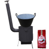 Green Home kotol na guláš a zabíjačku smalt 100 l, Green Home žiaruvzdorná kotlina 60 cm PLUS 600 + rošt 4 mm, sladká paprika GURMÁN 250 g
