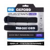 Batožinové popruhy OXFORD Atlas D-Ring, 2ks (čierna, 26 mm x 1,2 m)
