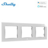 Shelly 3 Nástenný rám (pre nástenný vypínač) Biela