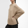 Barbour Sophia Crew Neck Jumper — Pale Camel - 12/40
