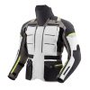 Textilná bunda REBELHORN CUBBY V BLACK/GREY/FLUO YELLOW 3XL