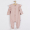 Dojčenský bavlnený overal PRACTICAL ružový (dievča), od značky NEW BABY 86 (12-18m)