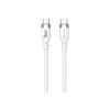 HyperJuice - USB kabel - 24 pin USB-C (M) do 24 pin USB-C (M) - USB 2.0 - 1 m - technologie Extende HJ4001WHGL