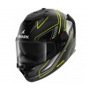 Helma na moto Shark HE1316E KYA SPARTAN GT PRO TORYAN Mat Black Yellow Antracite vel. M