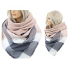 Šatka - Teplé, veľké dámske roubíky šál Ponch (Teplé, veľké dámske roubíky šál Ponch)