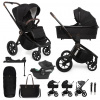 MUUVO SET Kočík 4v1 Quick SE 2 Sunset black set + CYBEX Aton B2 i-Size + základňa