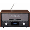 Denver MDA-525DW DARK WOOD 111161100150 stolní rádio, DAB plus , FM, hnědé dřevo (hedvábně matné)