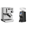 Rancilio Silvia BC + Eureka Atom 60, black