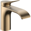 HANSGROHE Vivenis stojankový ventil pre studenú vodu, bez odtokovej súpravy, výška výtoku 80 mm, kartáčovaný bronz, 75013140