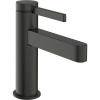 HANSGROHE Finoris stojankový ventil pre studenú vodu, bez odtokovej súpravy, výška výtoku 92 mm, kartáčovaný čierny chróm, 76013340