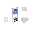 Ideal Standard ProSys - Set predstenovej inštalácie, klozetu a sedadla Eurovit, tlačidla Oleas M1, Rimless, SoftClose, biela ProSys120M SP52