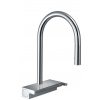 Hansgrohe M81 - Drezová batéria Aquno Select s výsuvnou koncovkou a plochým sprchovým prúdom, chróm 73837000