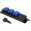 Orno Prodlužovací kabel do dílny s ochranou proti stříkající vodě IP44, 3 zásuvky 2P+Z (schuko) IP44, gumový kabel, H05RR-F 3x1,5 mm?, délka 5 m