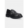 Kožené mokasíny Love Moschino čierna farba, na platforme, JA10134G1NIA000A EUR 41