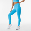 USA Pro High Rise Seamless Tights Womens Aqua 6 (34)