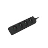 LANBERG power strip 1m 4 sockets for UPS