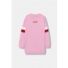 Dievčenské bavlnené šaty Guess J6RK01.KAD74.PPY2 ružová 122-125