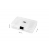 Krabica Delphin TBX Duo 140-6P 140x75x50mm (Krabica Delphin TBX Duo 140-6P 140x75x50mm)
