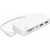 Belkin CONNECT USB-C 6v1 Multiport Hub s držákem, bílá INC011btWH