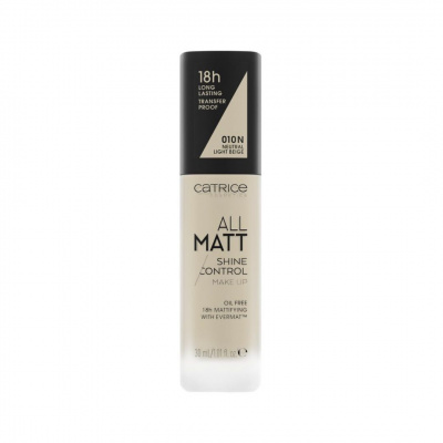 Catrice All Matt Shine Control make-up 010 Neutral Light Beige 30 ml