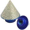 Brúsny diamantový kužeľový kotúč 2-38 mm, upnutie závit M14, MAR-POL