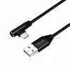 Kábel Logilink USB - USB typ C 0,3 m čierny