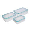 Dóza MagicHome Lunchbox set MB04, sada 3 ks, 500/1000/1500 ml, obdĺžnikové, Clip