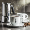 BIALETTI Venus pre 6 šálky espresso (6 tz) - kávovar z nehrdzavejúcej ocele tlakový s filižankami