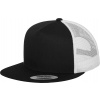 Brandit Classic Trucker 2-Tone čiapka s rovným šiltom, čierna-biela