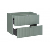 ArtCom Skrinka pod umývadlo LINE Reed Green 82-80-2S | 80 cm