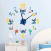Paladone Products Lilo & Stitch Adhesive Nástěnná Dekorace Hodiny Stitch