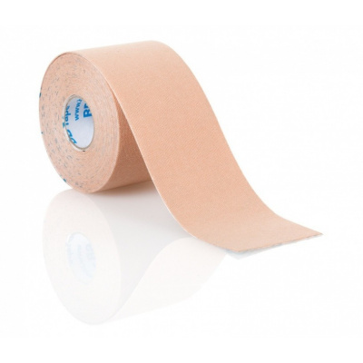 BB Tape Kineziologický tejp ICE silk - béžová 5 cm x 5 m