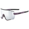 UVEX BRÝLE SPORTSTYLE 236 S SET PLUM BLACK MAT / MIRROR SILVER (CAT. 3) + CLEAR (CAT. 0) Množ. Uni (r. 2022)